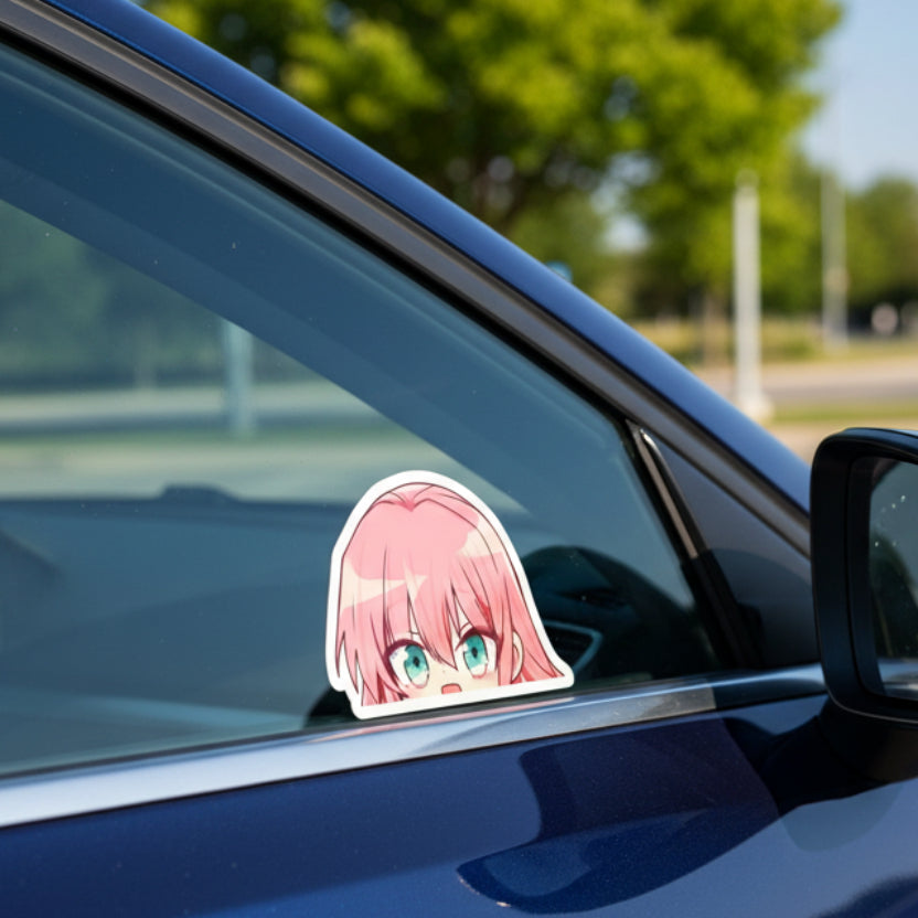 Rishe Peeker Transparent Outdoor Stickers