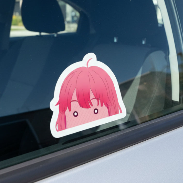 Yuki Peeker Transparent Outdoor Sticker