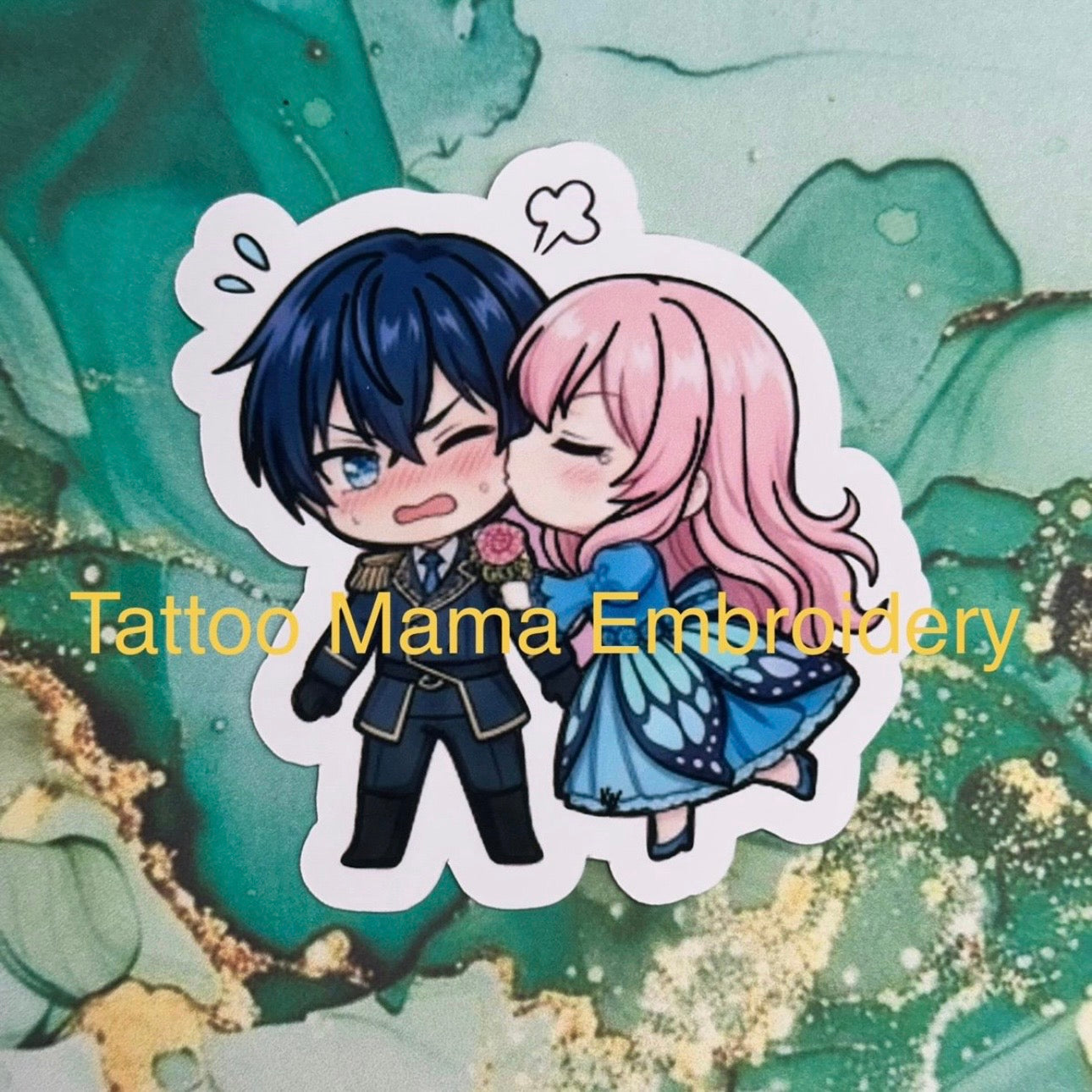 Arnold & Rishe Couple Sticker
