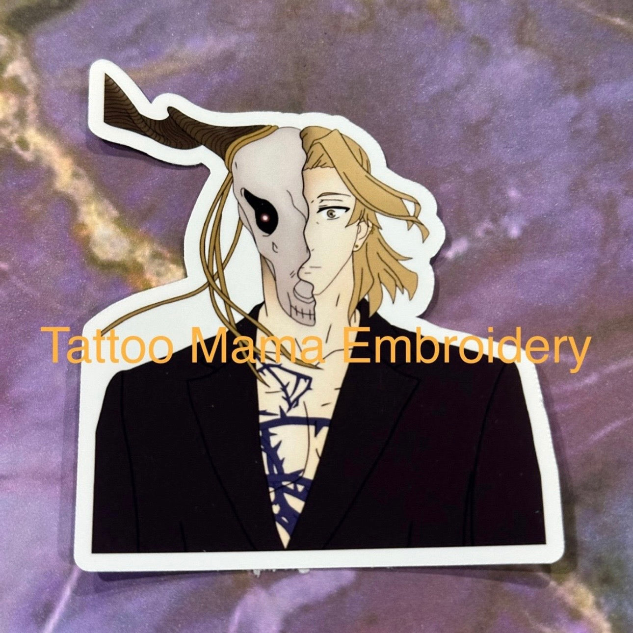 Elias Half Human Sticker
