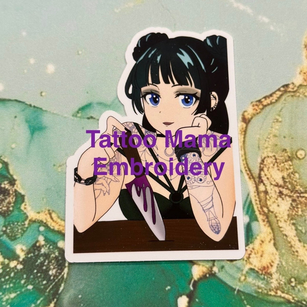 Tattooed Maomao Sticker