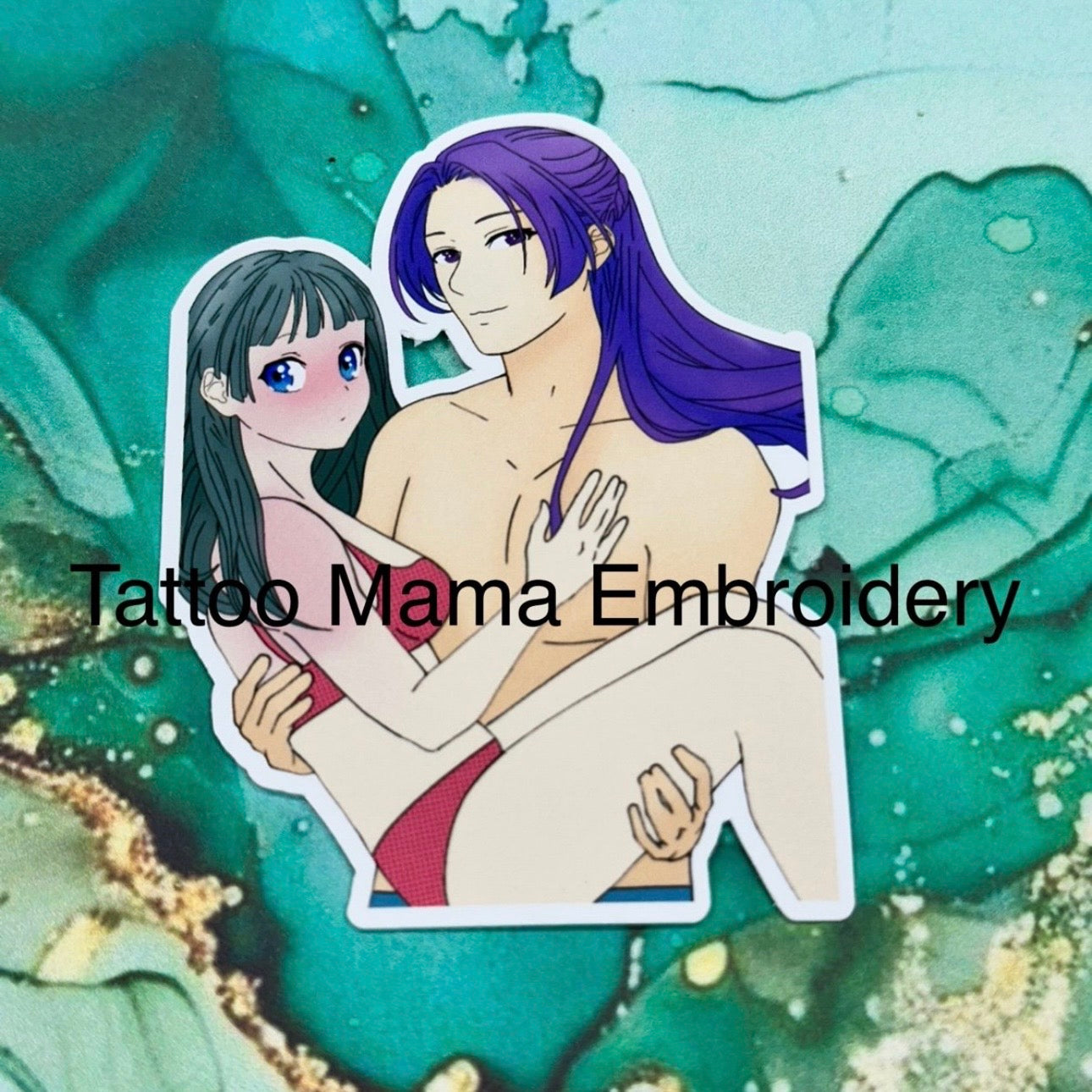 Summer Couple Sticker