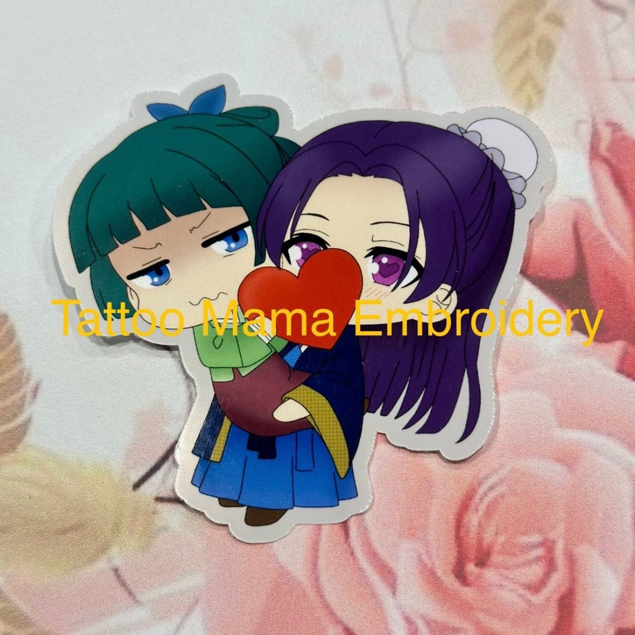 Heart Couple Sticker