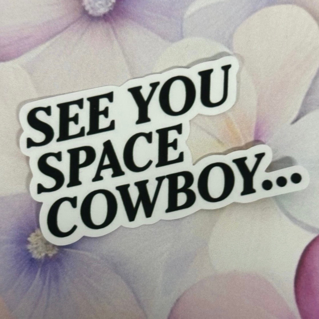 Space Cowboy Sticker