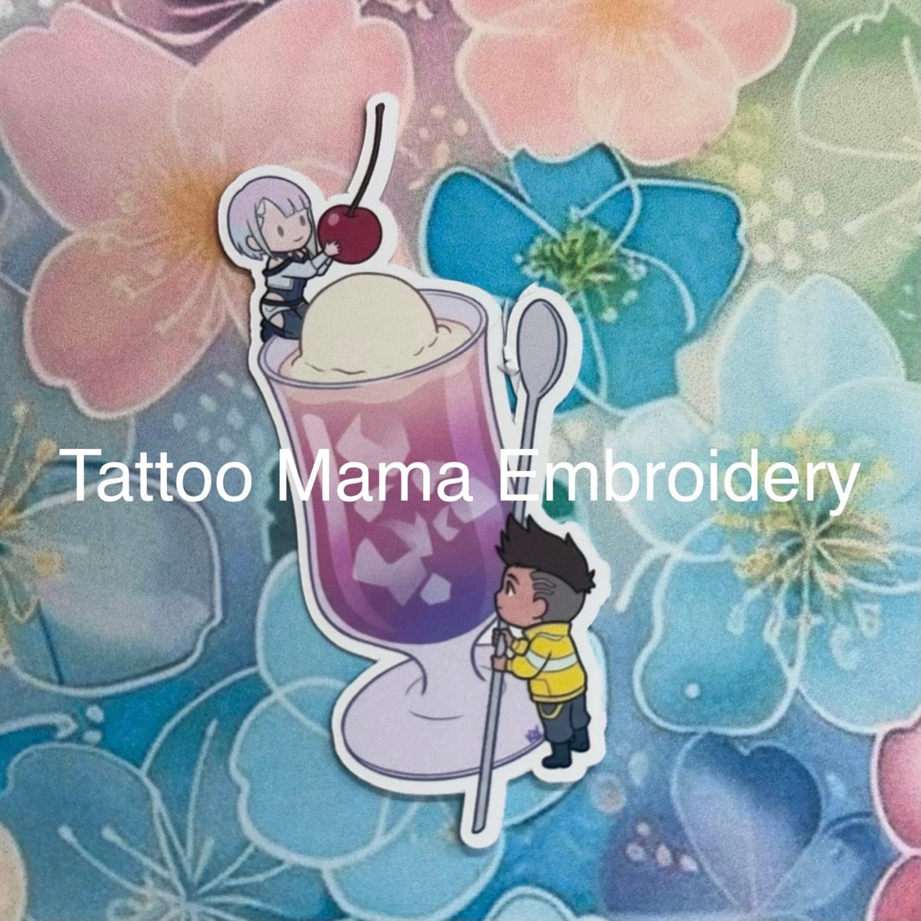 Ice Cream Float Sticker