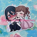 Shy Couple Sticker