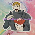 Eating Sushi Sticker