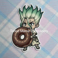 Donut Man Sticker