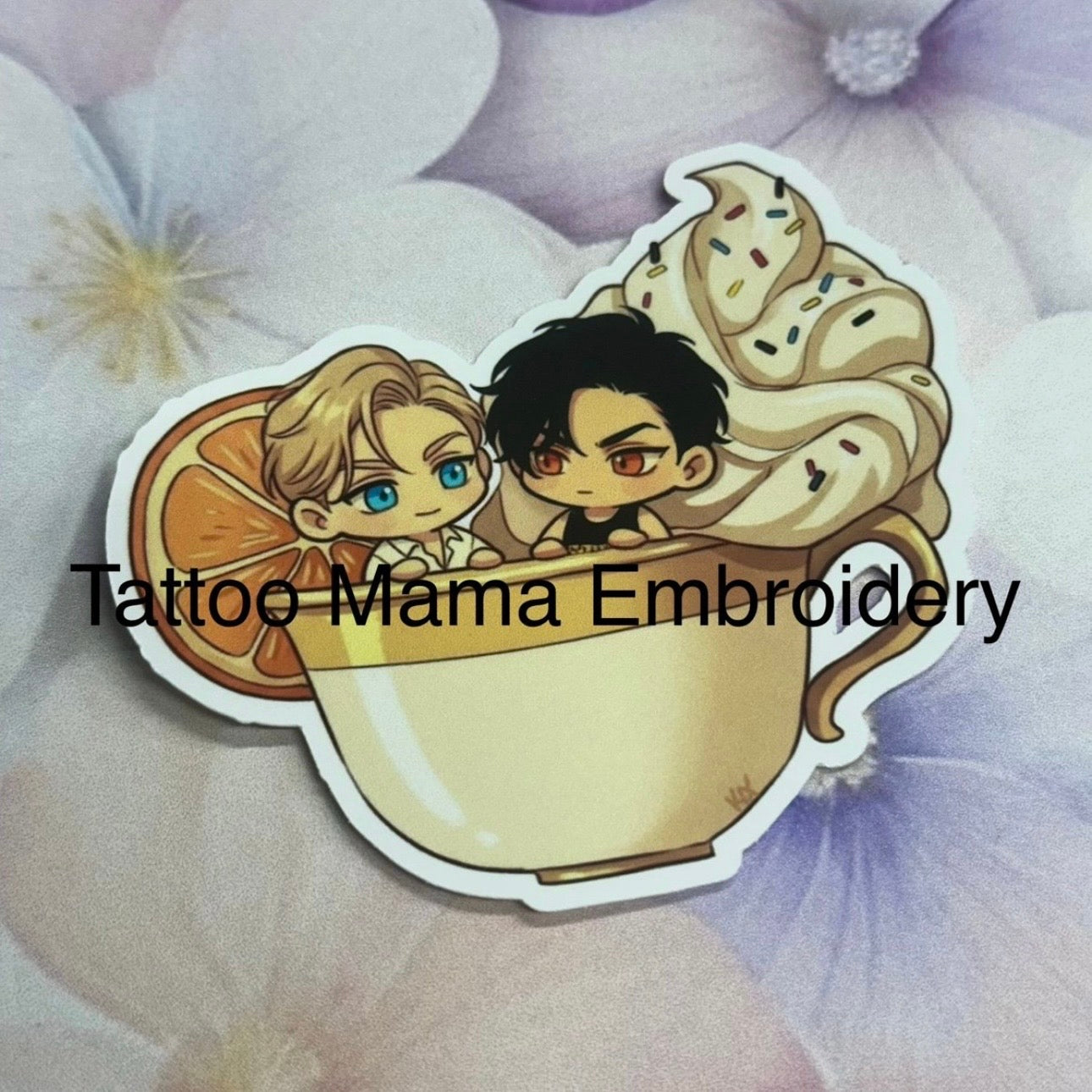 BL Couple in Cup Sticker