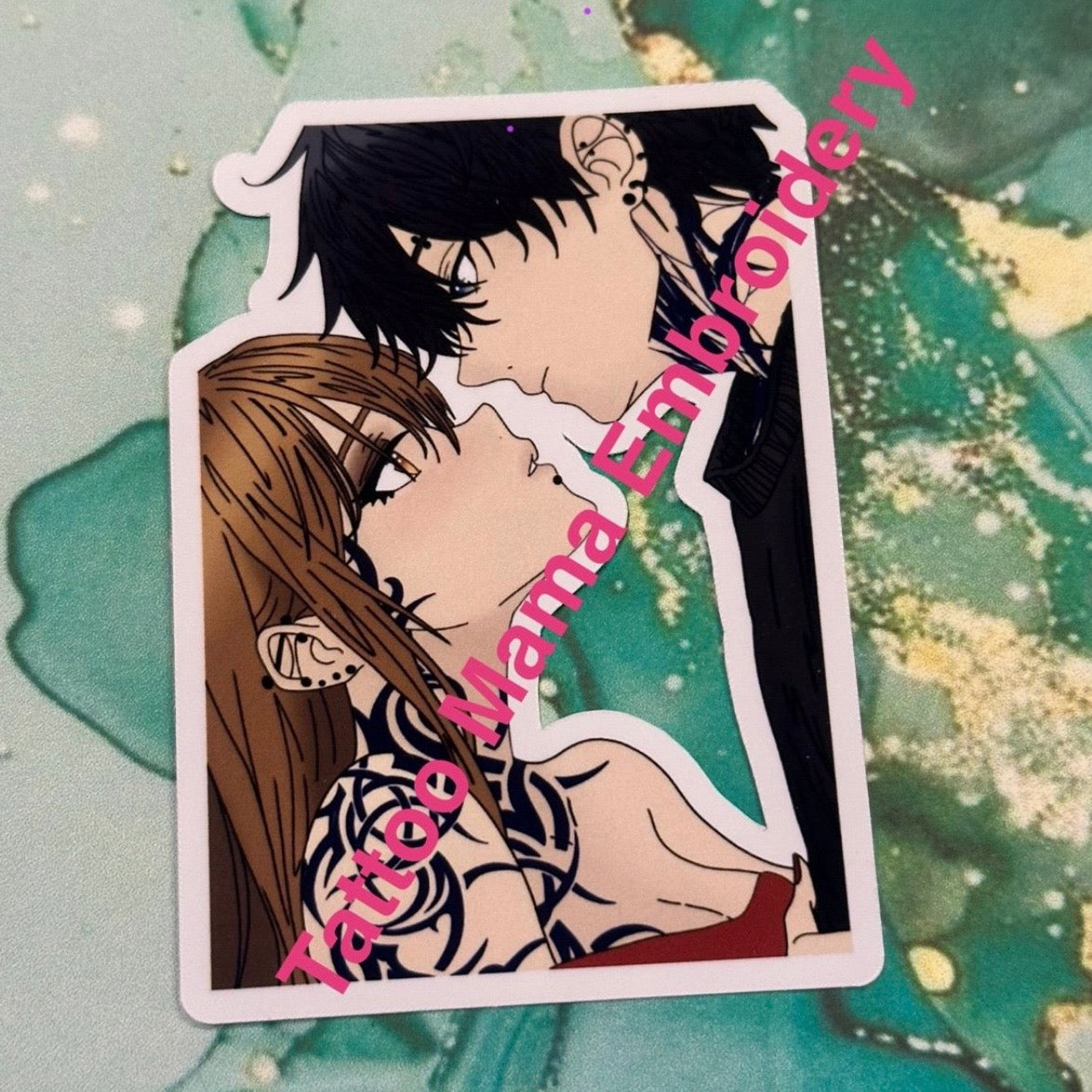 Tattooed Couple Sticker