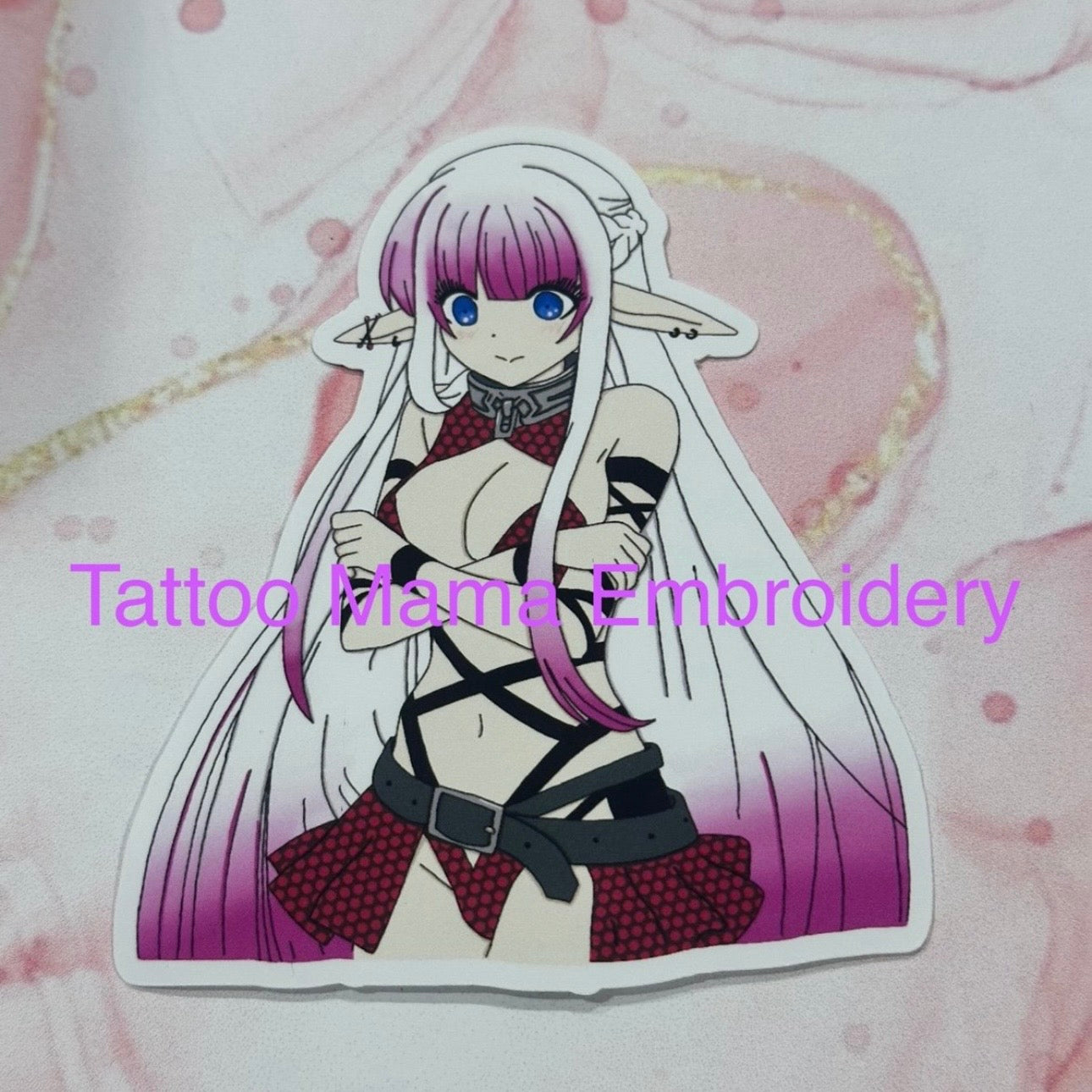 Tattooed Naphelia Sticker