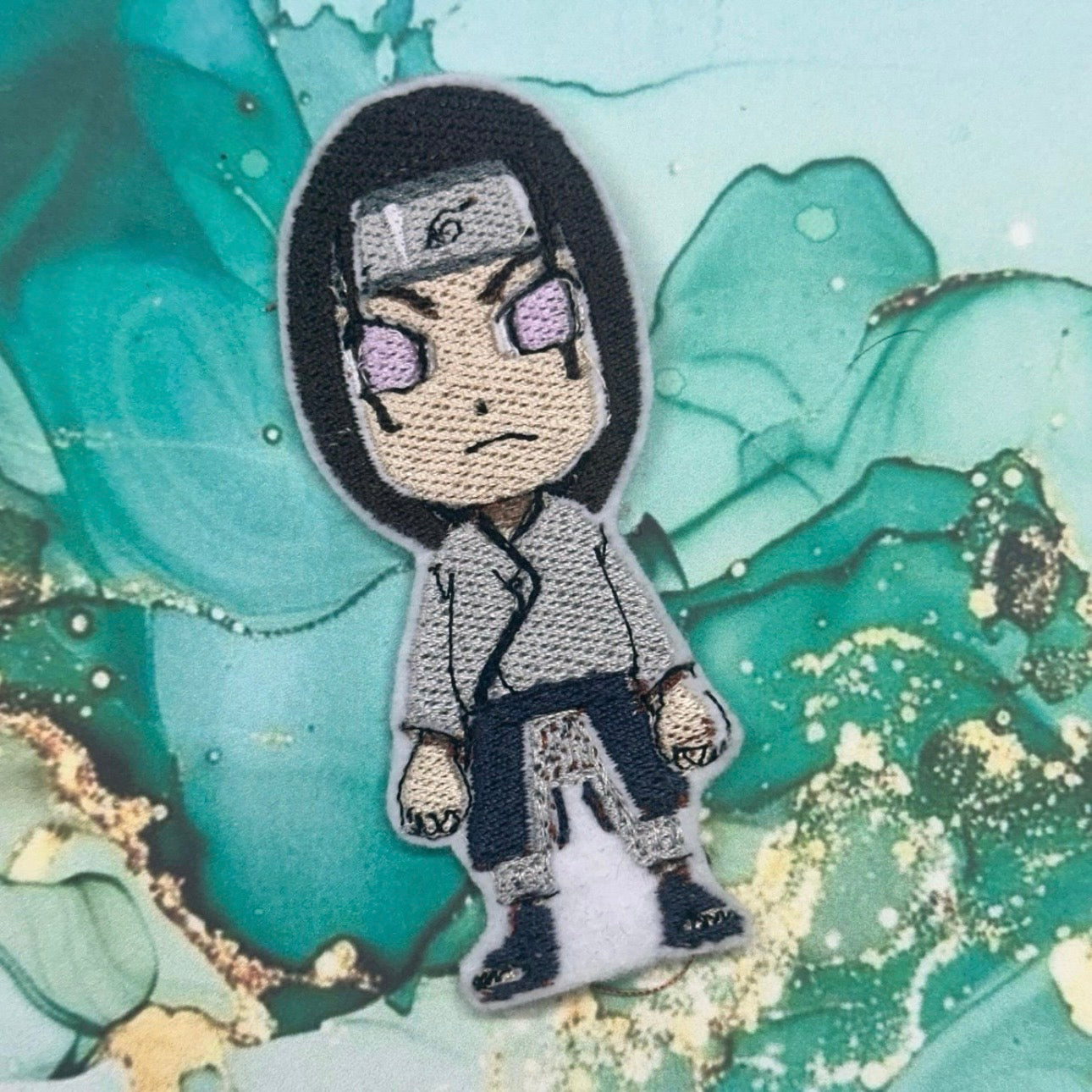 Chibi Ninja Embroidered Iron On Patch