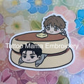Pancake Couple Sticker