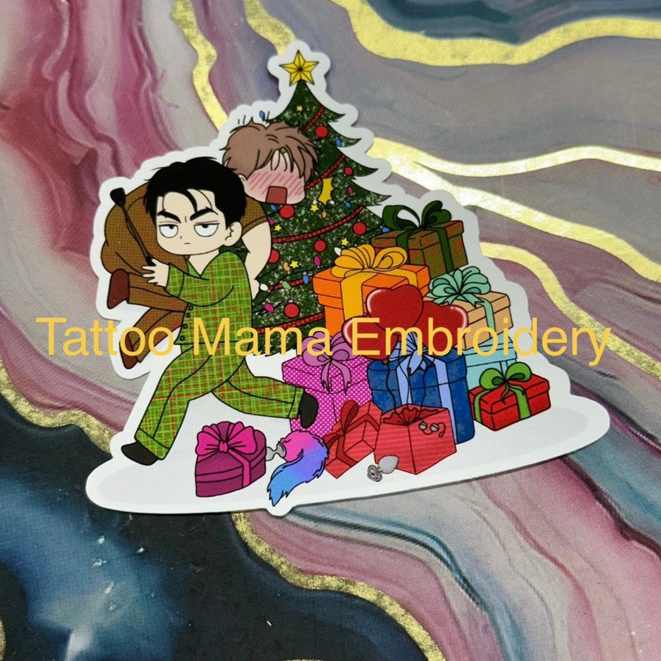 Christmas Kidnapped Sticker