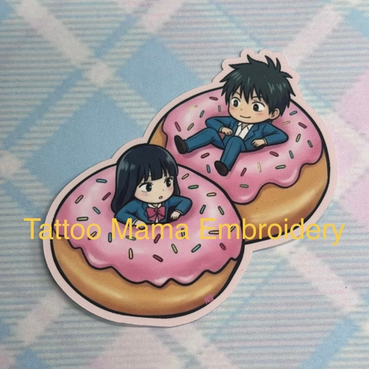 Donut Couple Sticker