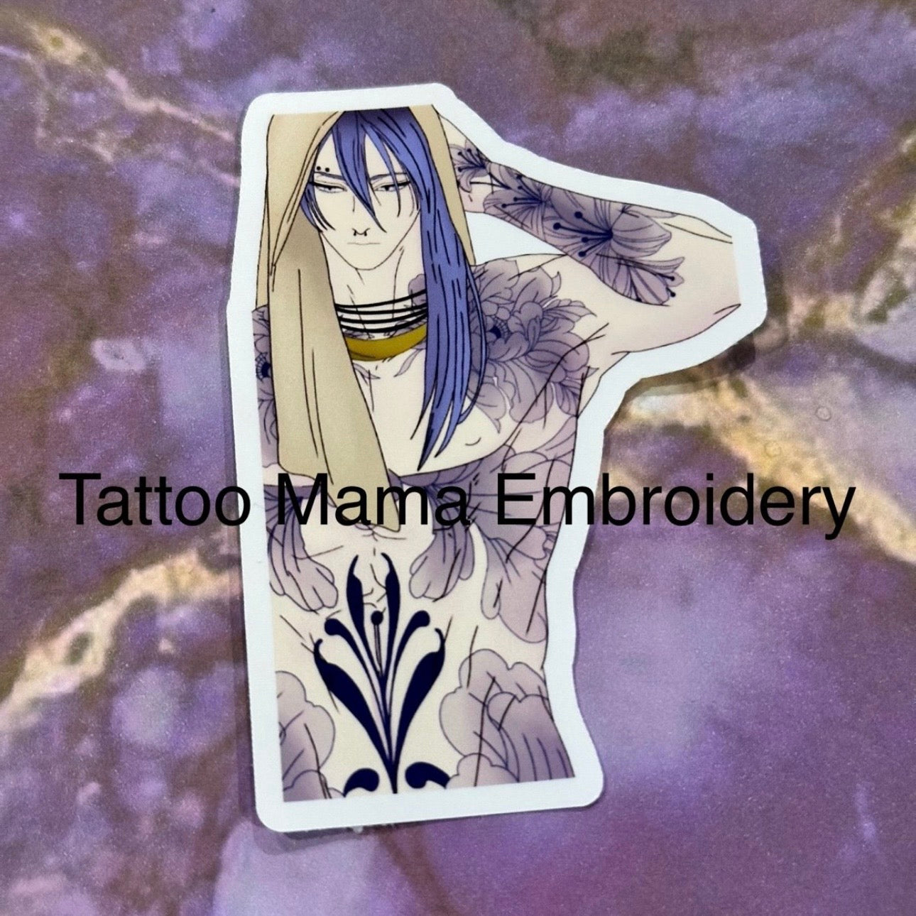 Tattooed Hades Sticker