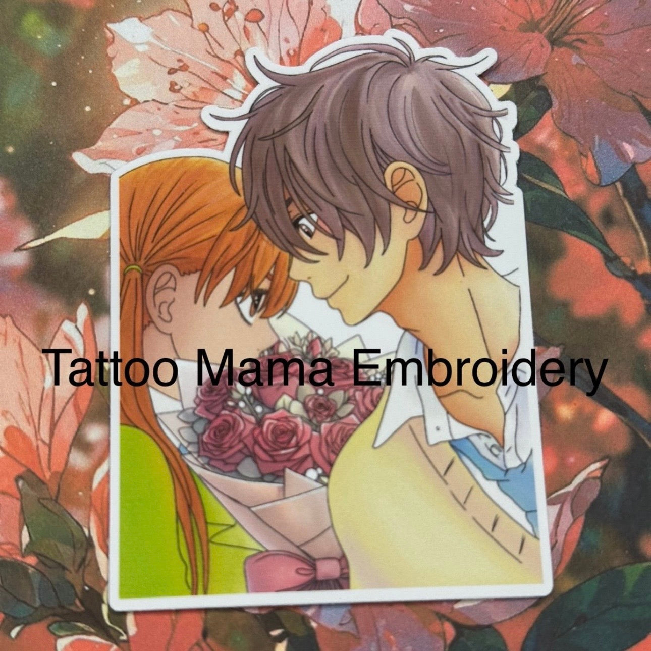 Flower Couple Sticker