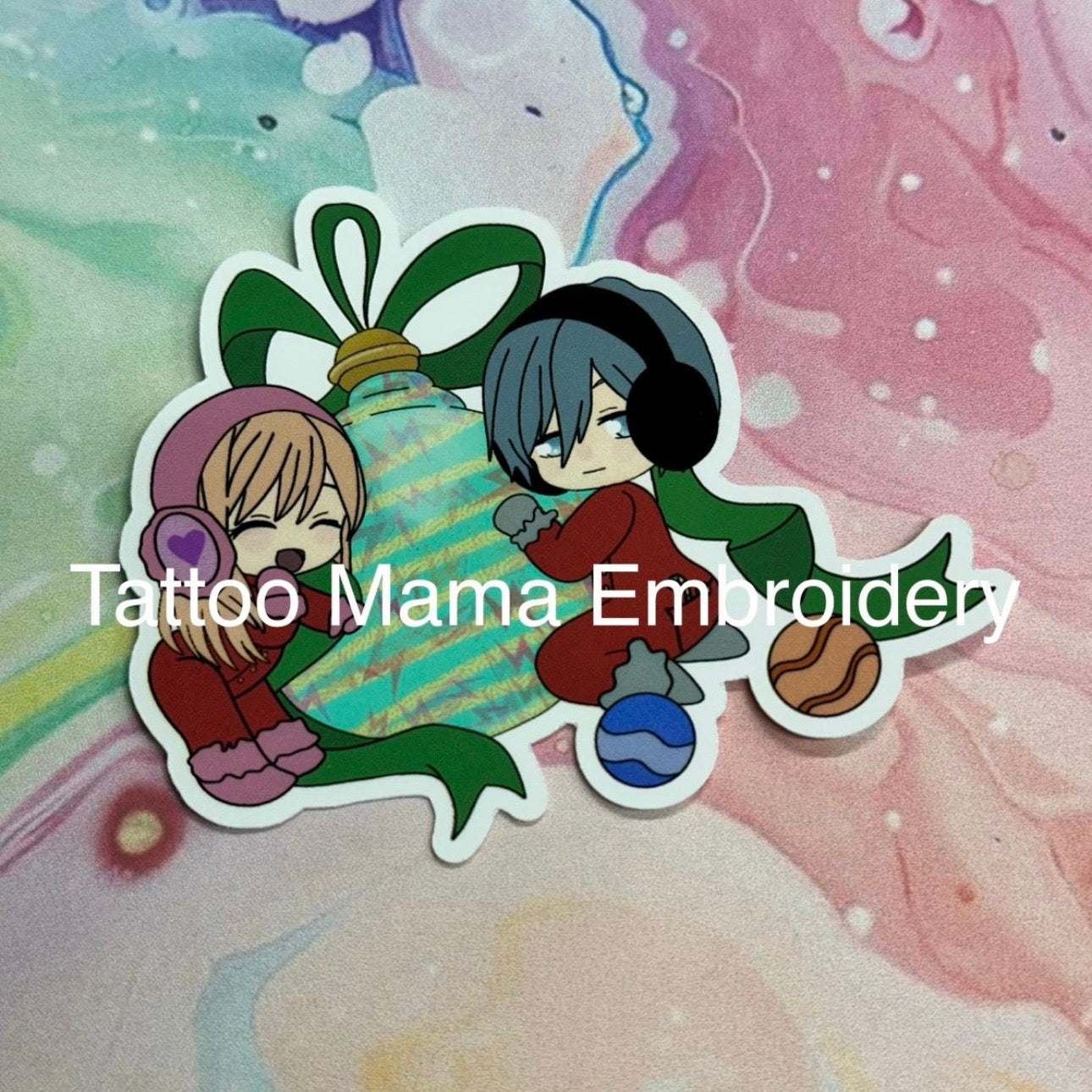 Christmas Ornament Sticker