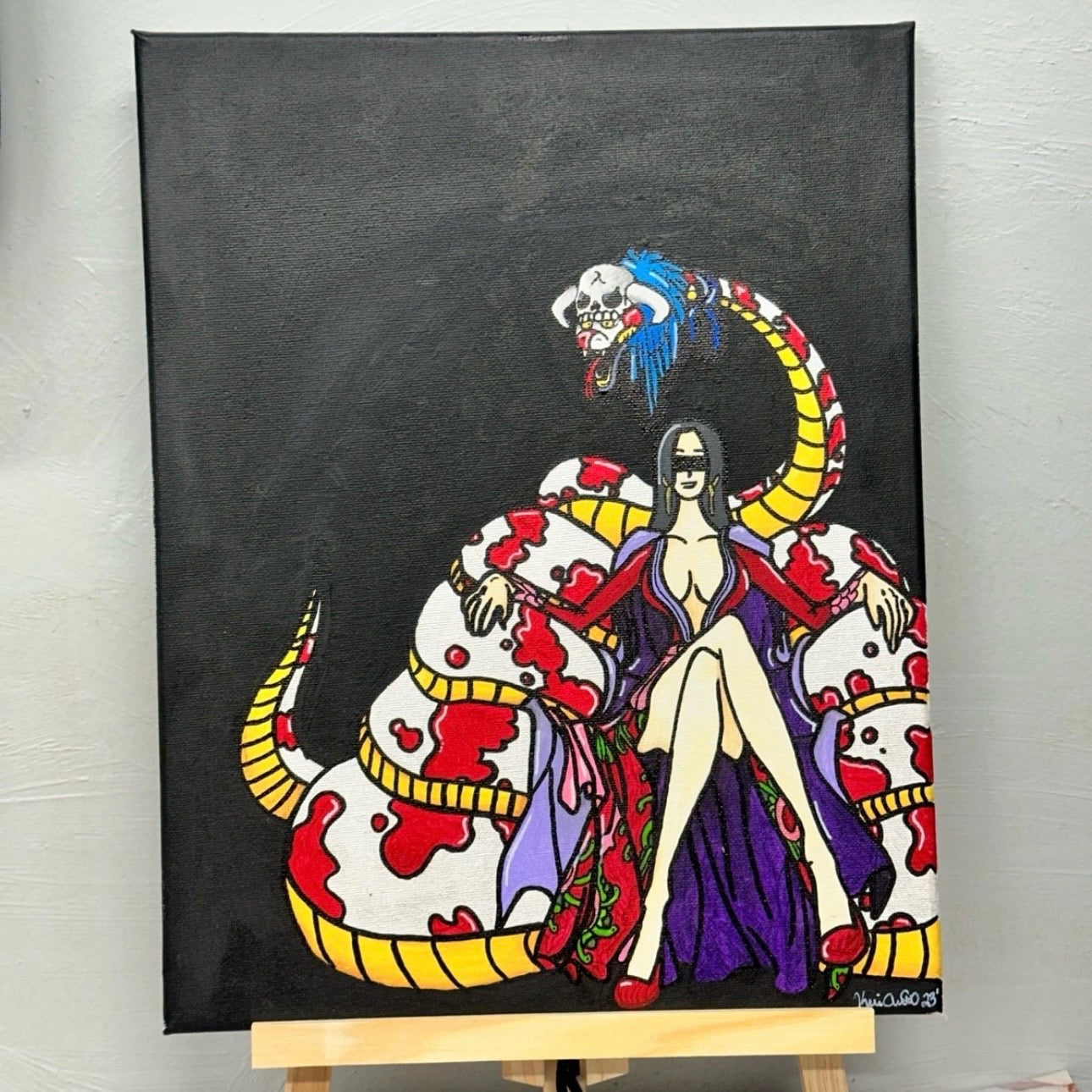 Amazon Lily Warlord Painting