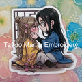 Steampunk Couple Sticker