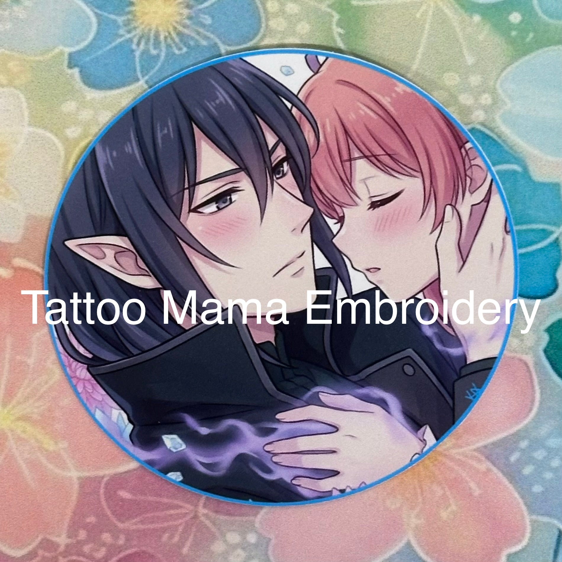 Shy Couple Sticker