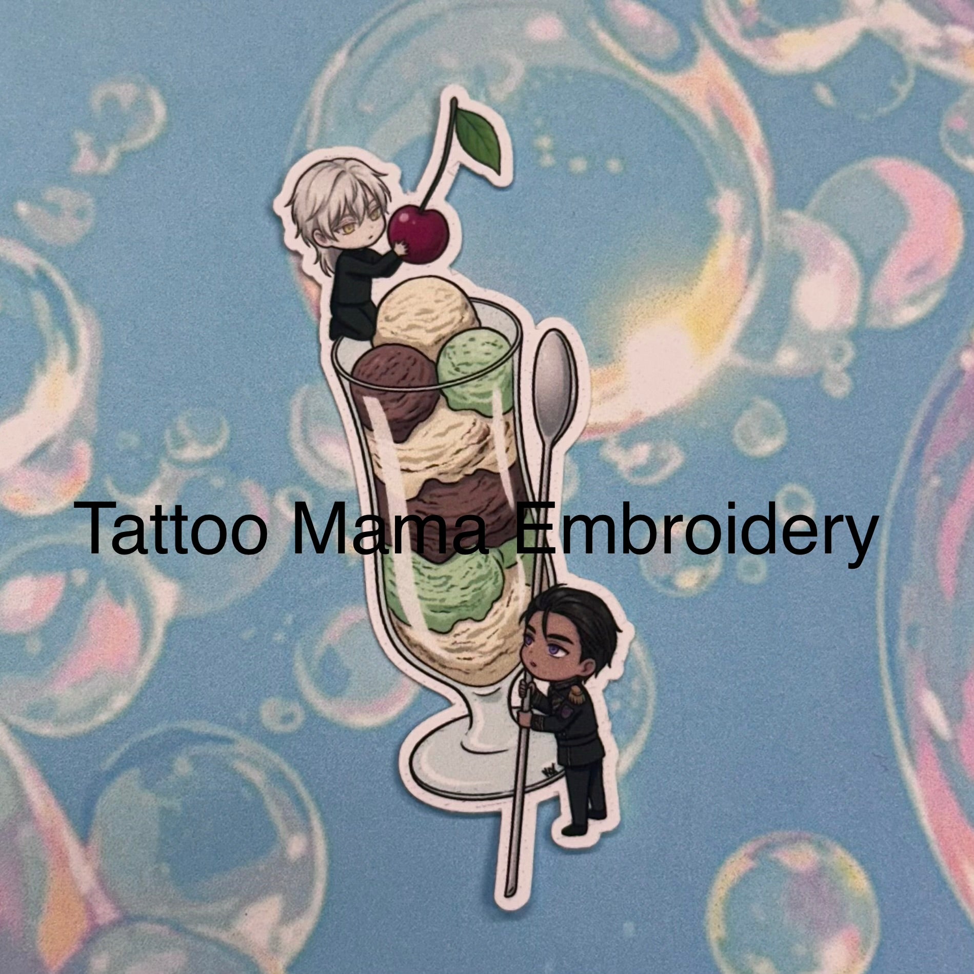 Ice Cream Couple Sticker