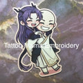Happy Bald Donkey Sticker
