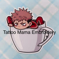 Peeking Cup Sticker
