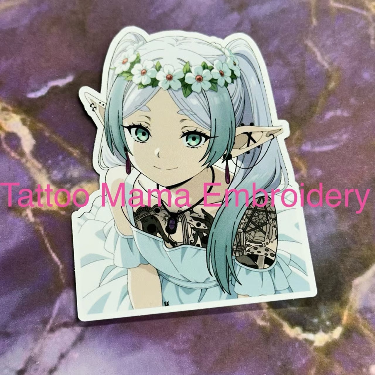 Tattooed Elf Sticker